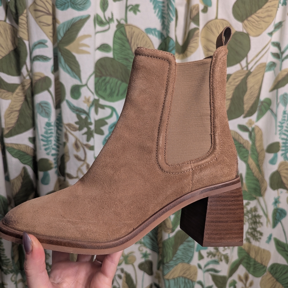 Dolce Vita Brown Suede Ankle Booties